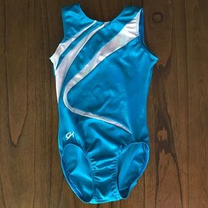 GK Elite Blue Gymnastics Leotard